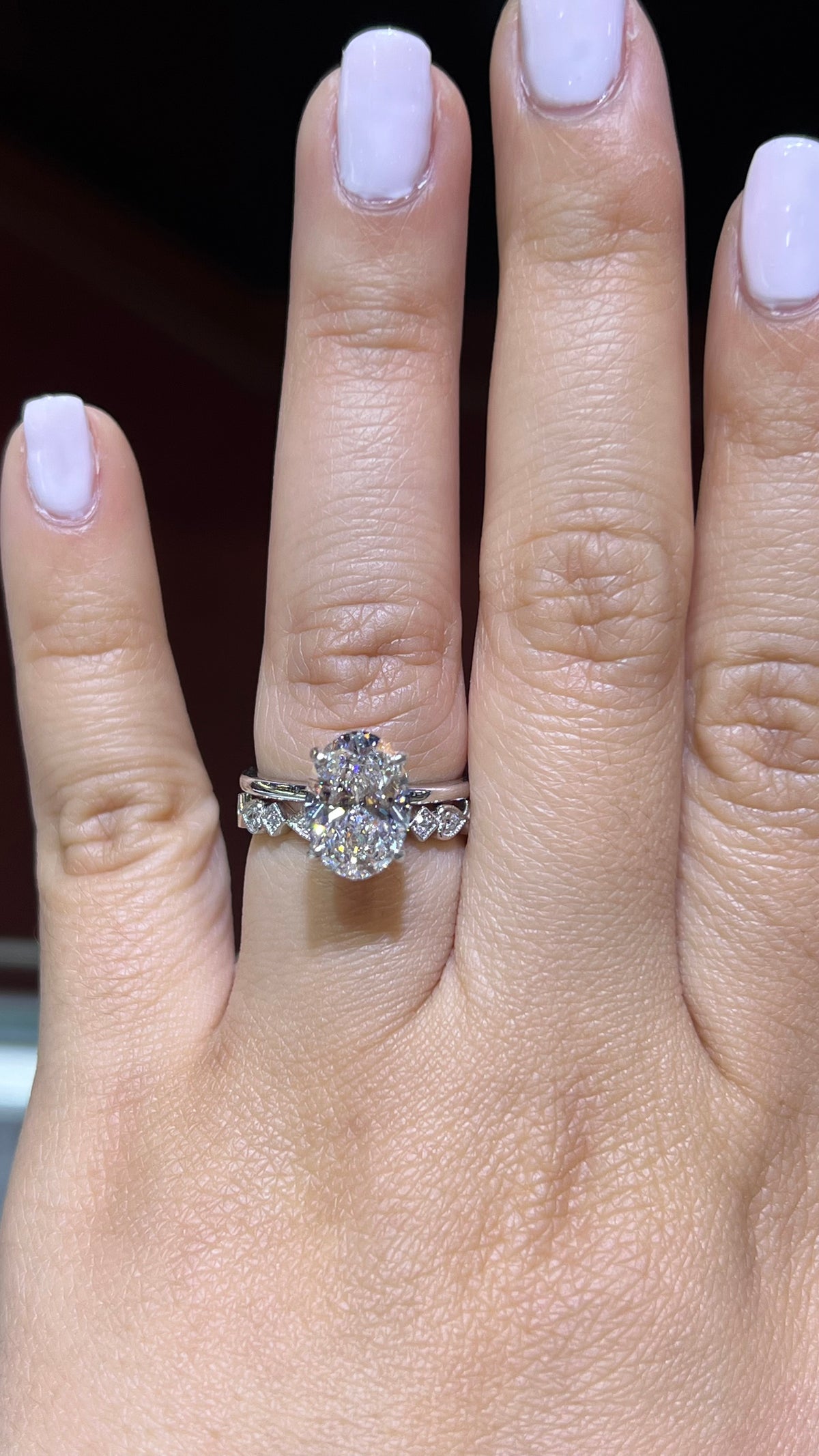 0.14ct Milgrain Beaded Diamond Wedding Band 14K Gold BAN103