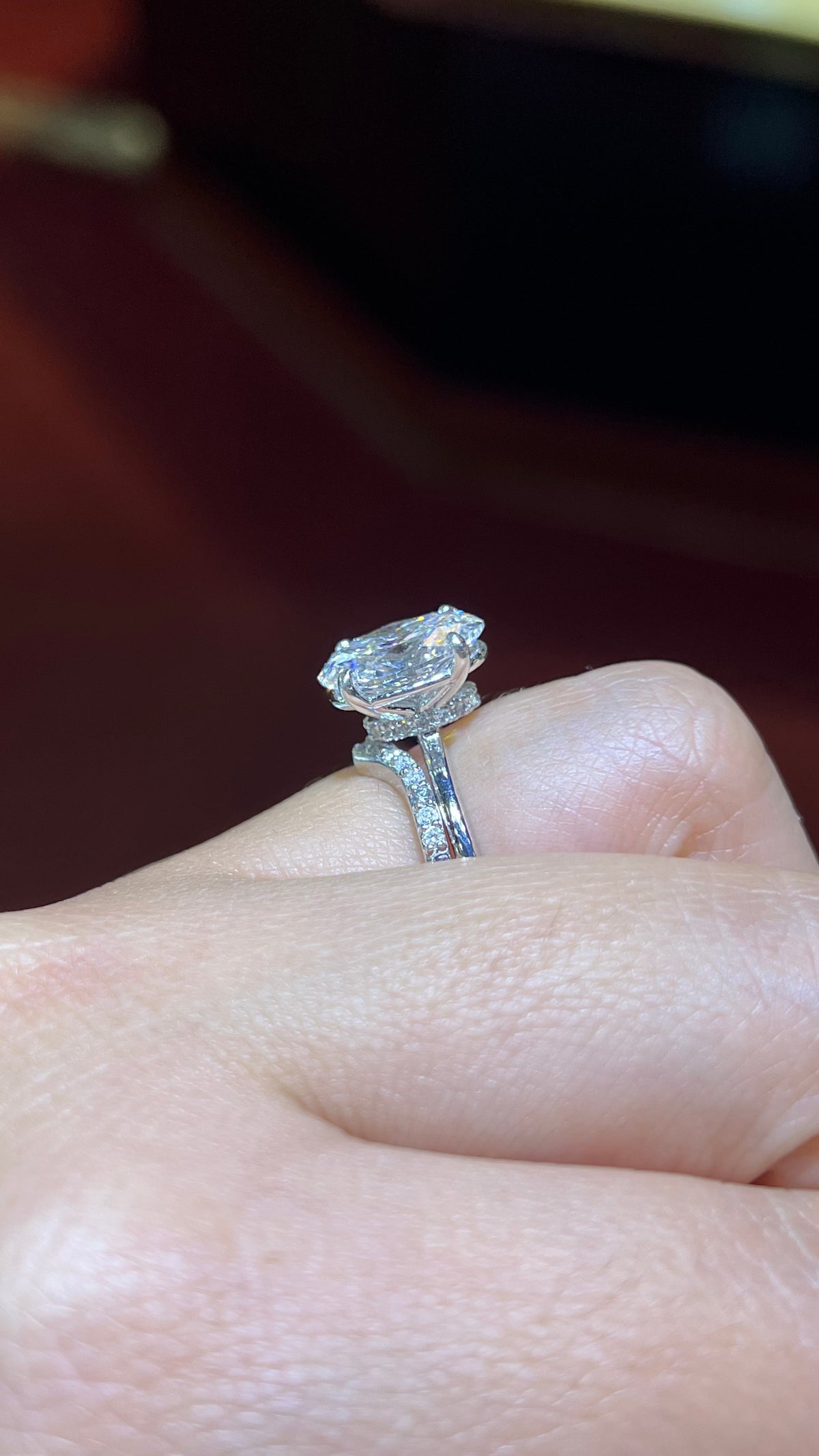 0.20ct Chevron Diamond Wedding Band 14K Gold BAN122