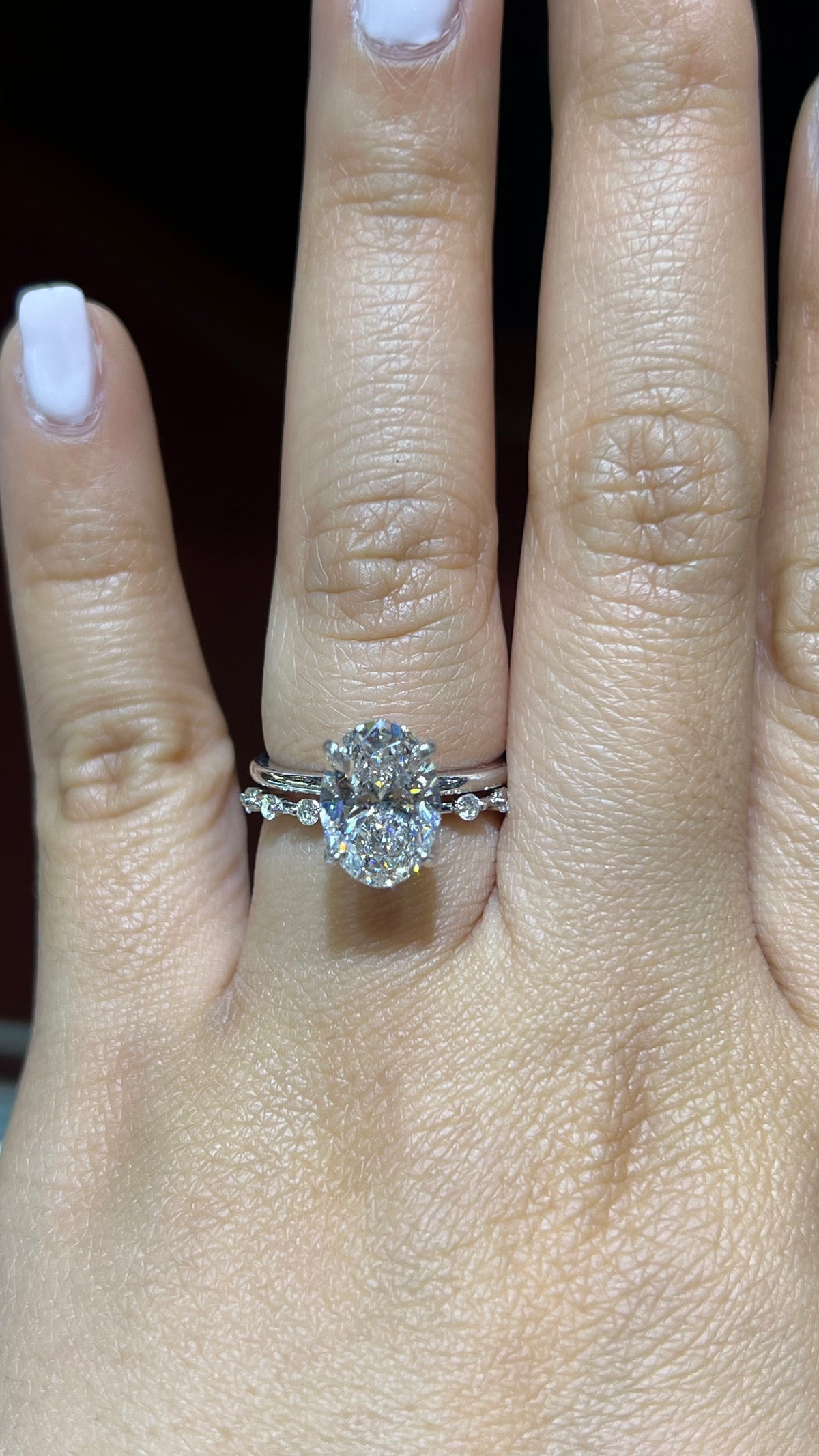 0.25ct Spaced Out Diamond Wedding Band 14K Gold BAN133