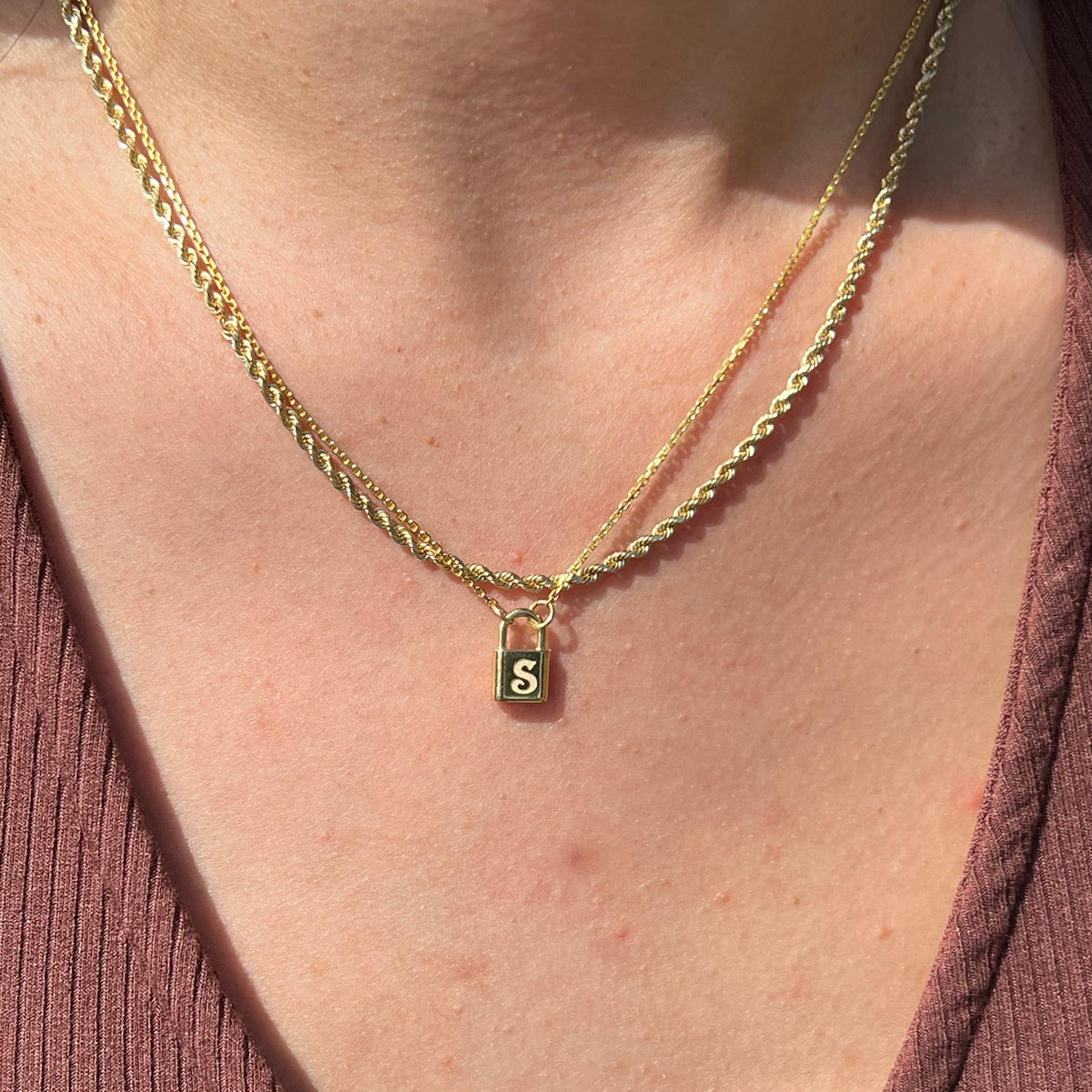 1.2mm Cable Chain w/ Engravable Plain Gold Heart Necklace 14K Gold DFN013