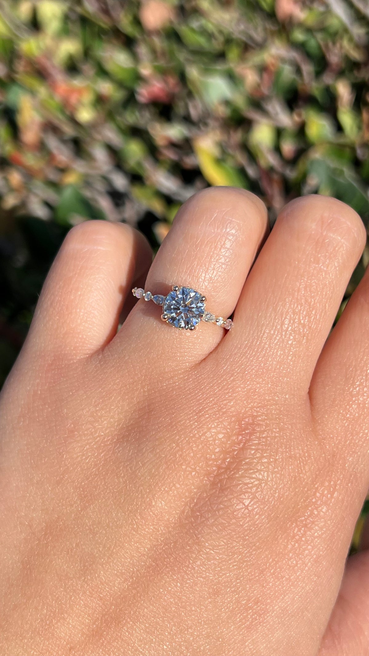 Myra 1.80ct E-VS1 Round Cut Lab Grown Diamond Engagement Ring 14K Gold