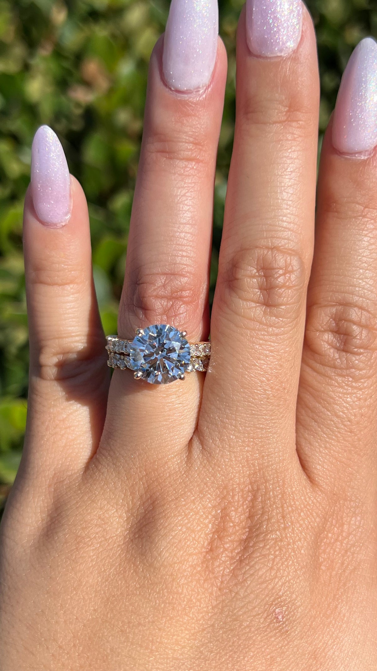 Primm 4.54ct E-VS1 Round Cut Lab Grown Diamond Engagement Ring 14K Gold