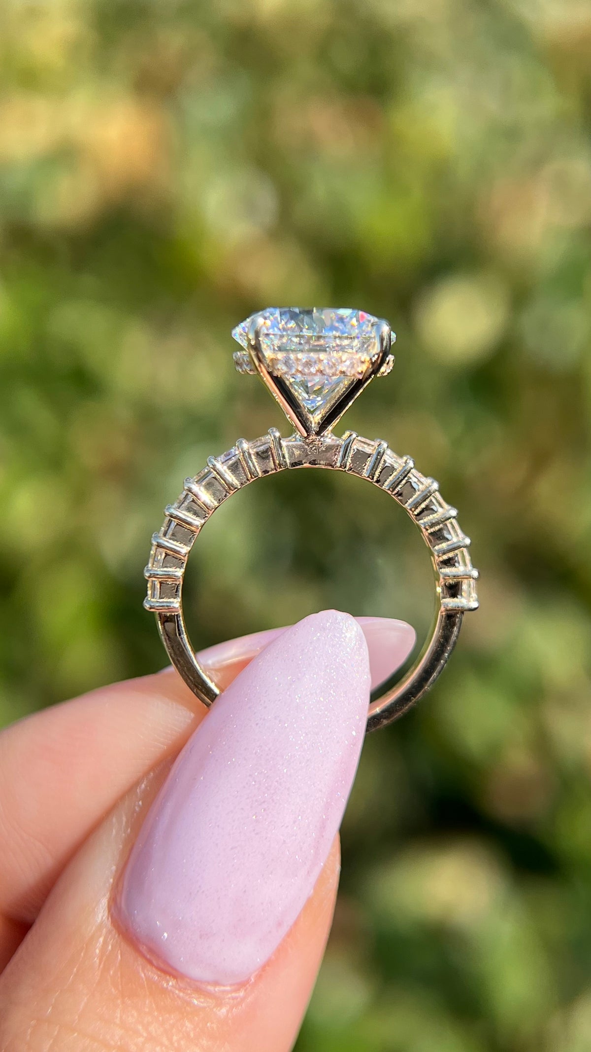 Primm 4.54ct E-VS1 Round Cut Lab Grown Diamond Engagement Ring 14K Gold