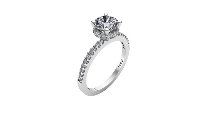 engagement rings with lab diamonds