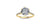 8.5mm (2.20ct) Tiffany ForeverOne Round Moissanite Diamond Bridge Cathedral Set Engagement Ring 14K MOENG055