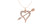 Heart and Arrow Diamond Pendant 0.98CT TW 14K Gold DPEN055