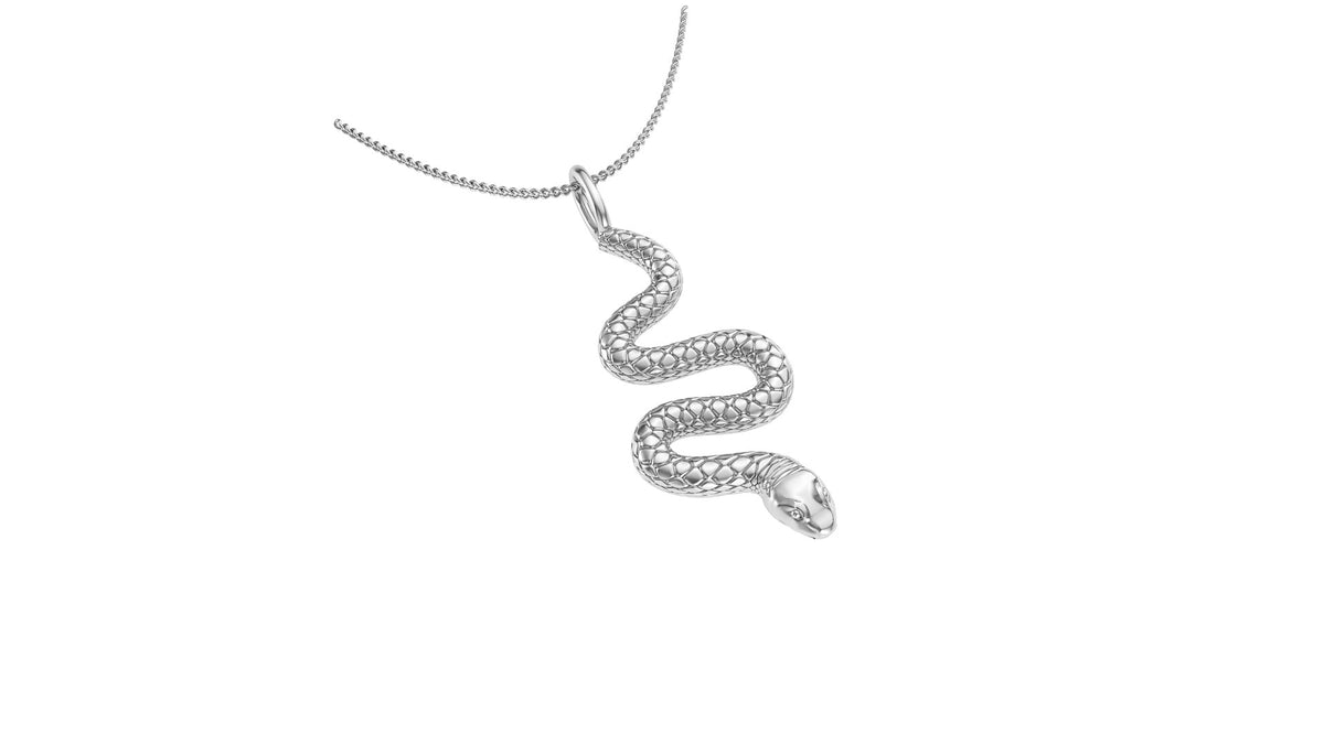 Snek Necklace 14K Solid Gold SNK015