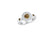 Bezel Chocolate Diamond Engagement Ring 0.78 ct tw Round-cut 14K White Gold DIR018 - NorthandSouthJewelry