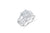 Princess Cut Diamond Engagement Ring Set 1.95 ct tw 14K White Gold DENG044 - NorthandSouthJewelry