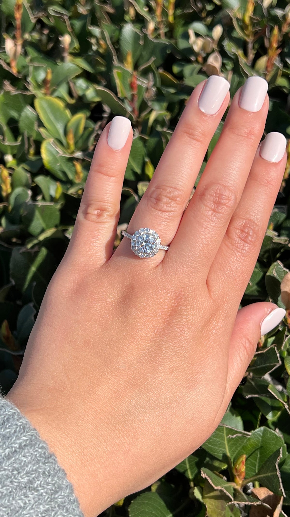 Kayla 1.90ct E-VS1 Round Cut Lab Grown Diamond Engagement Ring 14K Gold