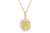 2.78 CT Opal Diamond Pendant 0.36 CT TW 14K Rose Gold OPEN003 - NorthandSouthJewelry