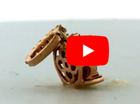 Cluster Diamond Pendant 0.40 CT TW 14K Rose Gold DPEN010 - NorthandSouthJewelry