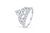 Milgrain Crown Tiara Diamond Anniversary Band 0.76 ct tw Round-cut 14K White Gold BAN010 - NorthandSouthJewelry