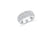 Diamond Anniversary Ring 0.41 ct tw Round-cut 14K White Gold BAN036 - NorthandSouthJewelry