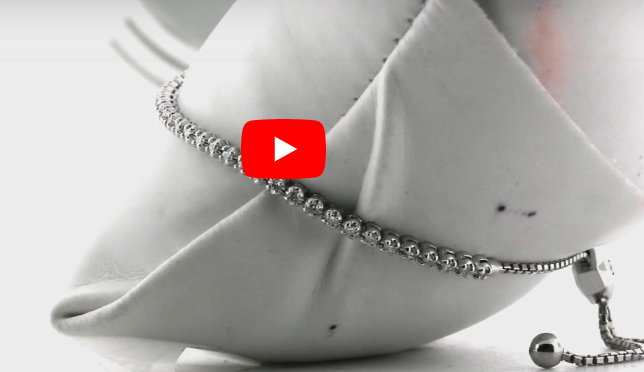 0.85 CT TW Bolo Adjustable Diamond Bracelet 14K White Gold DBR001 - NorthandSouthJewelry