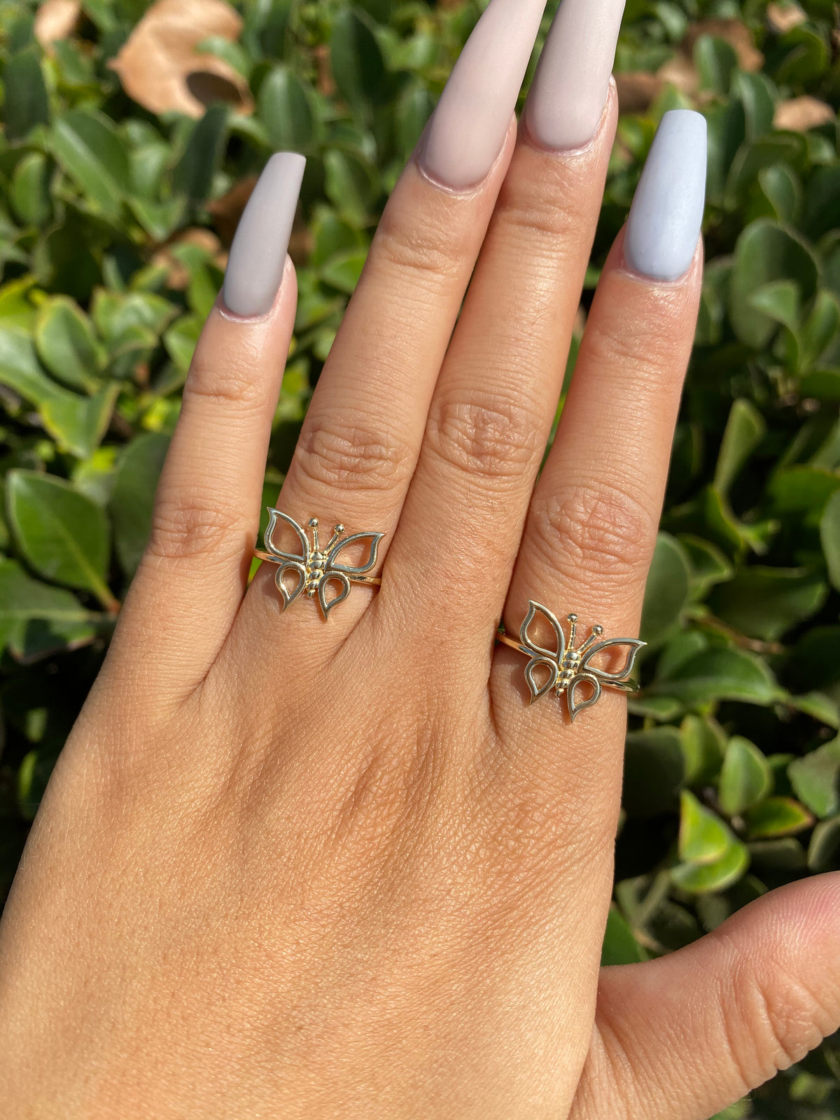 Jhené Butterfly Ring 14K or 18K Gold NIJ002