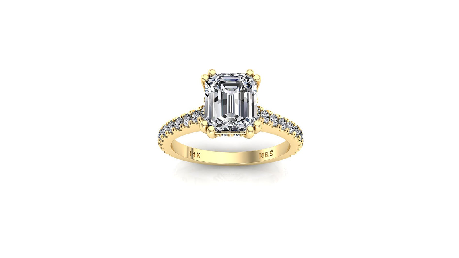 Emerald Cut Moissanite
