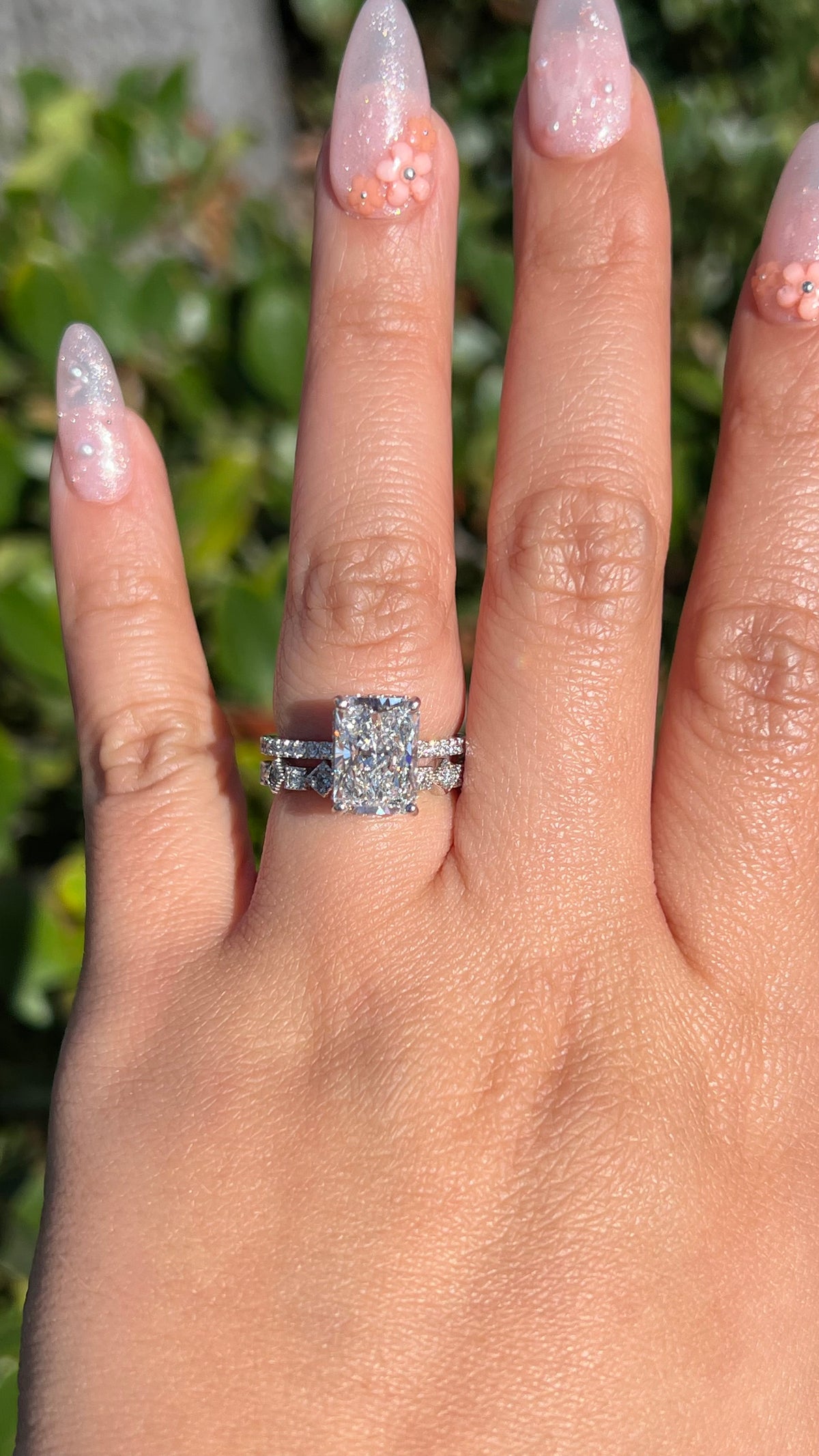 0.28ct Vintage Milgrain Beaded Diamond Wedding Band 14K Gold BAN005