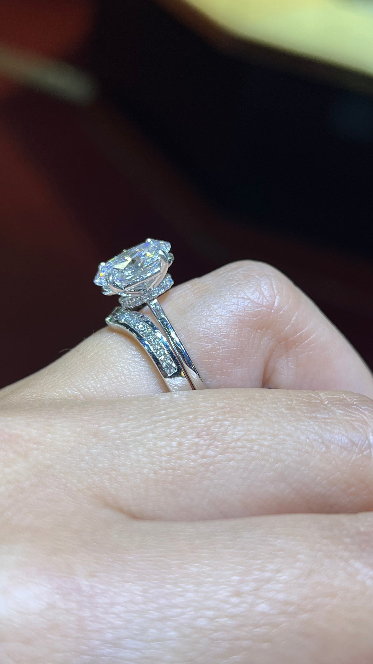 0.43ct Channel Set Chevron Diamond Wedding Band 14K Gold BAN009