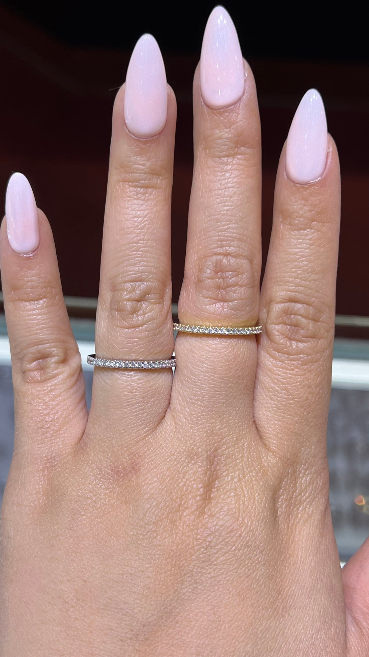 0.20ct Diamond Wedding Band 14K Gold BAN055