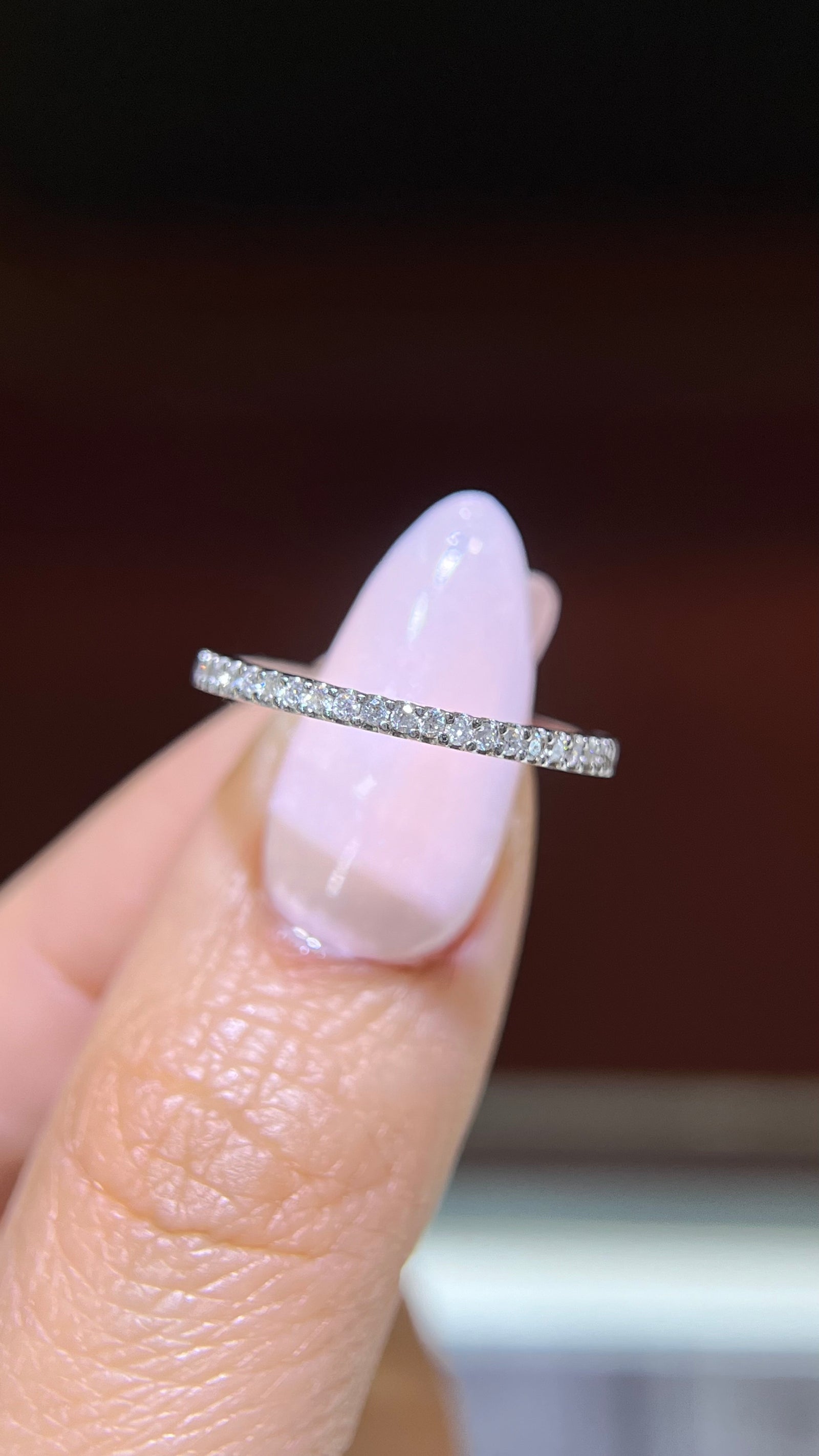 0.20ct Diamond Wedding Band 14K Gold BAN055