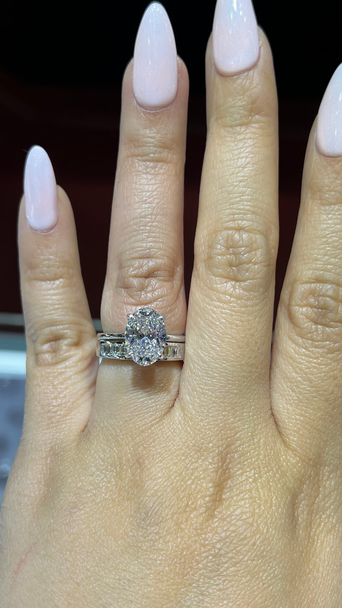 0.75ct Channel Set Baguette/Emerald Diamond Wedding Band 14K Gold BAN062