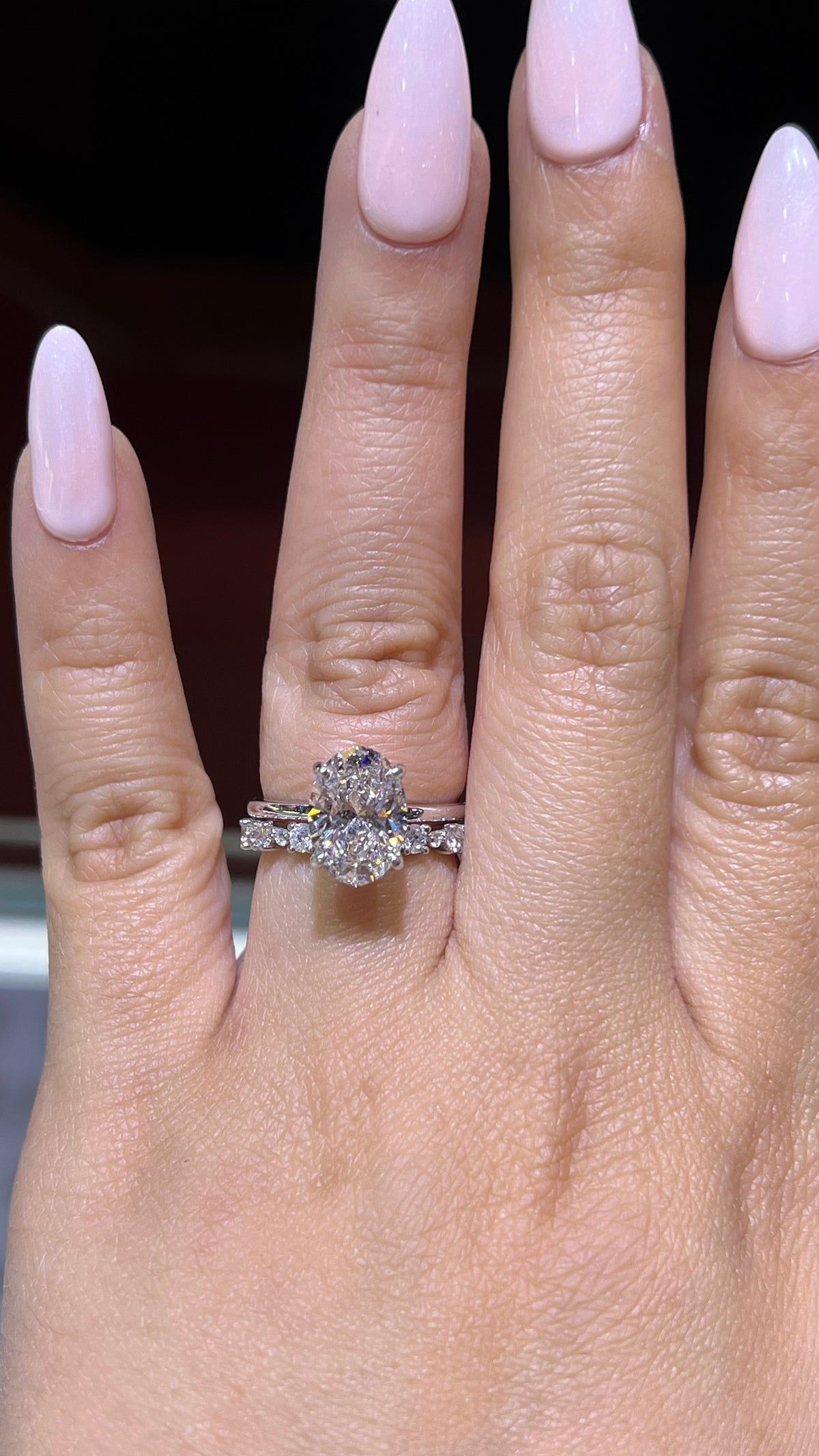 0.50ct Alternating Big and Small Round Diamond Wedding Band 14K Gold BAN080