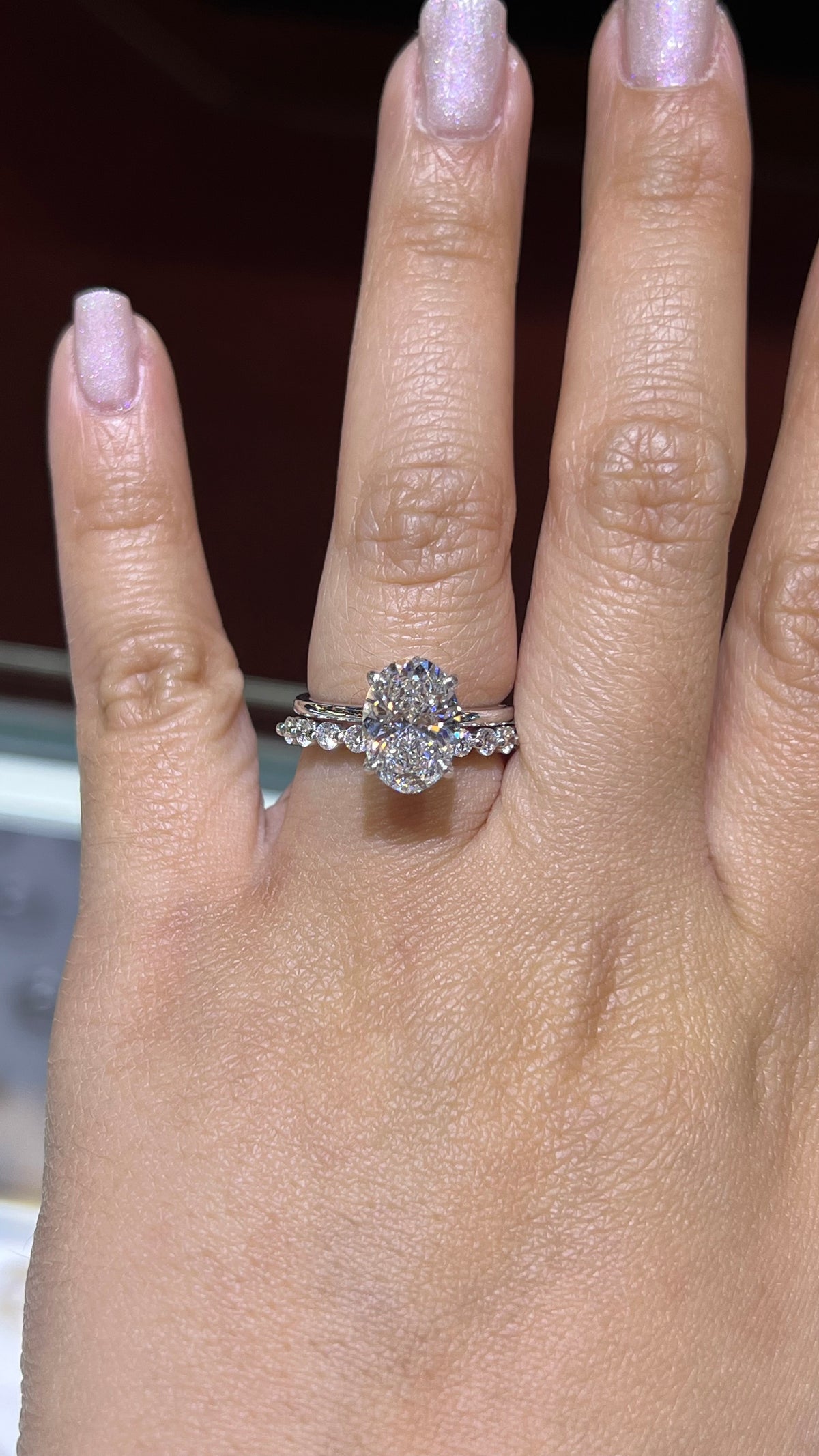 0.60ct Single Shared Prong Bubble Diamond Wedding Band 14K Gold BAN137