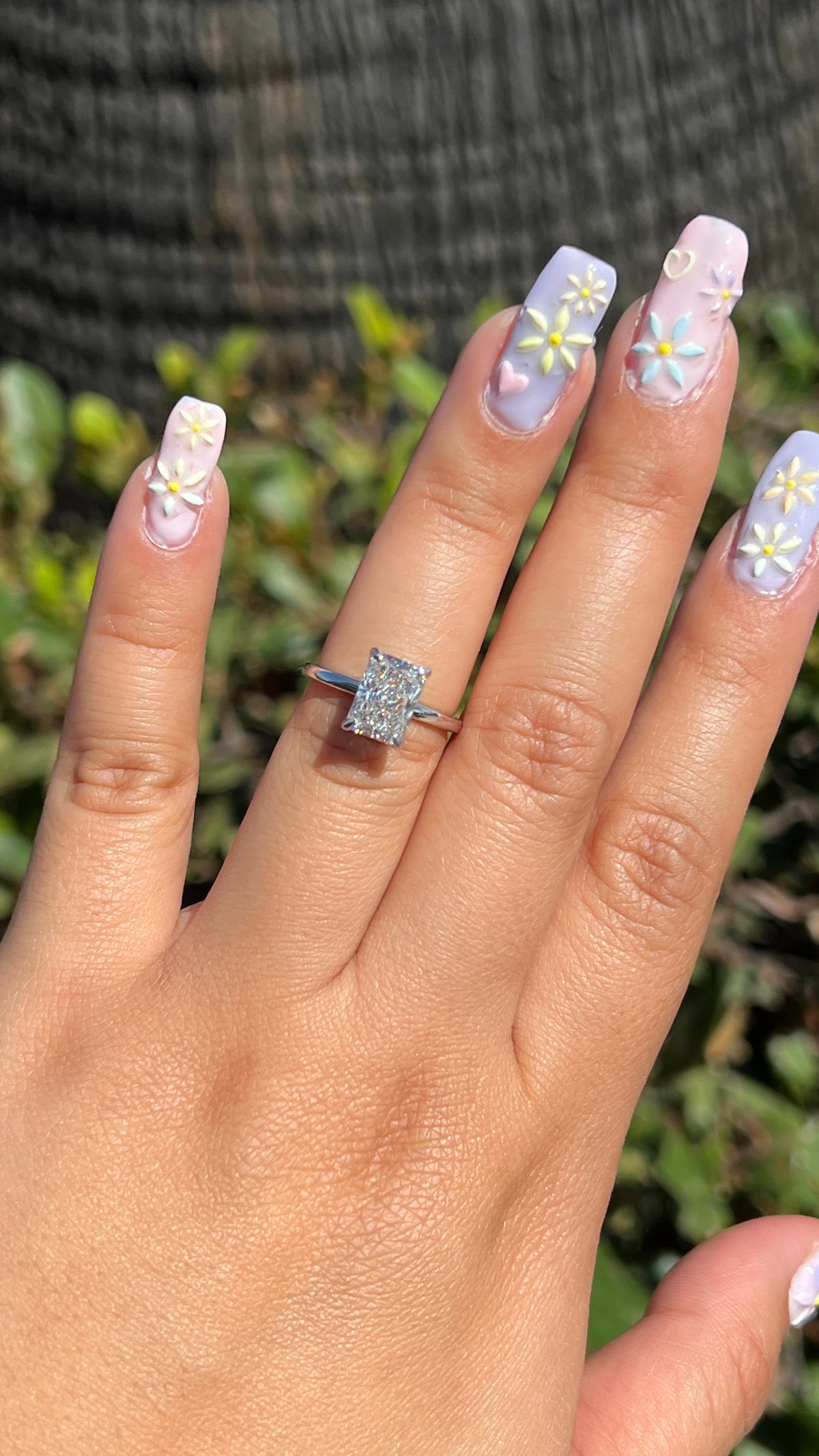 Sophi 2.04ct F-VS1 Radiant Cut Lab Grown Diamond Engagement Ring 14K Gold