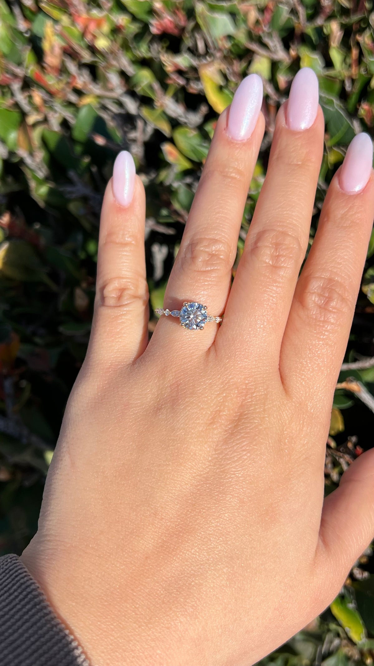 Myra 1.80ct E-VS1 Round Cut Lab Grown Diamond Engagement Ring 14K Gold