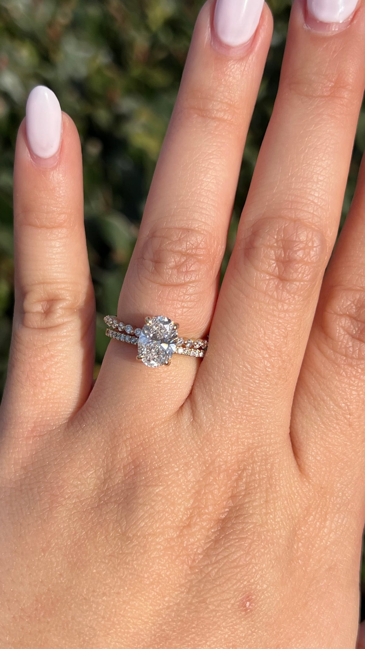 Irina 1.58ct E-VS1 Oval Cut Lab Grown Diamond Engagement Ring 14K Gold