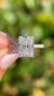 Jenni Pave Secret Halo 3.53ct F-VS1 Radiant Cut Lab Grown Diamond Engagement Ring 14K Gold