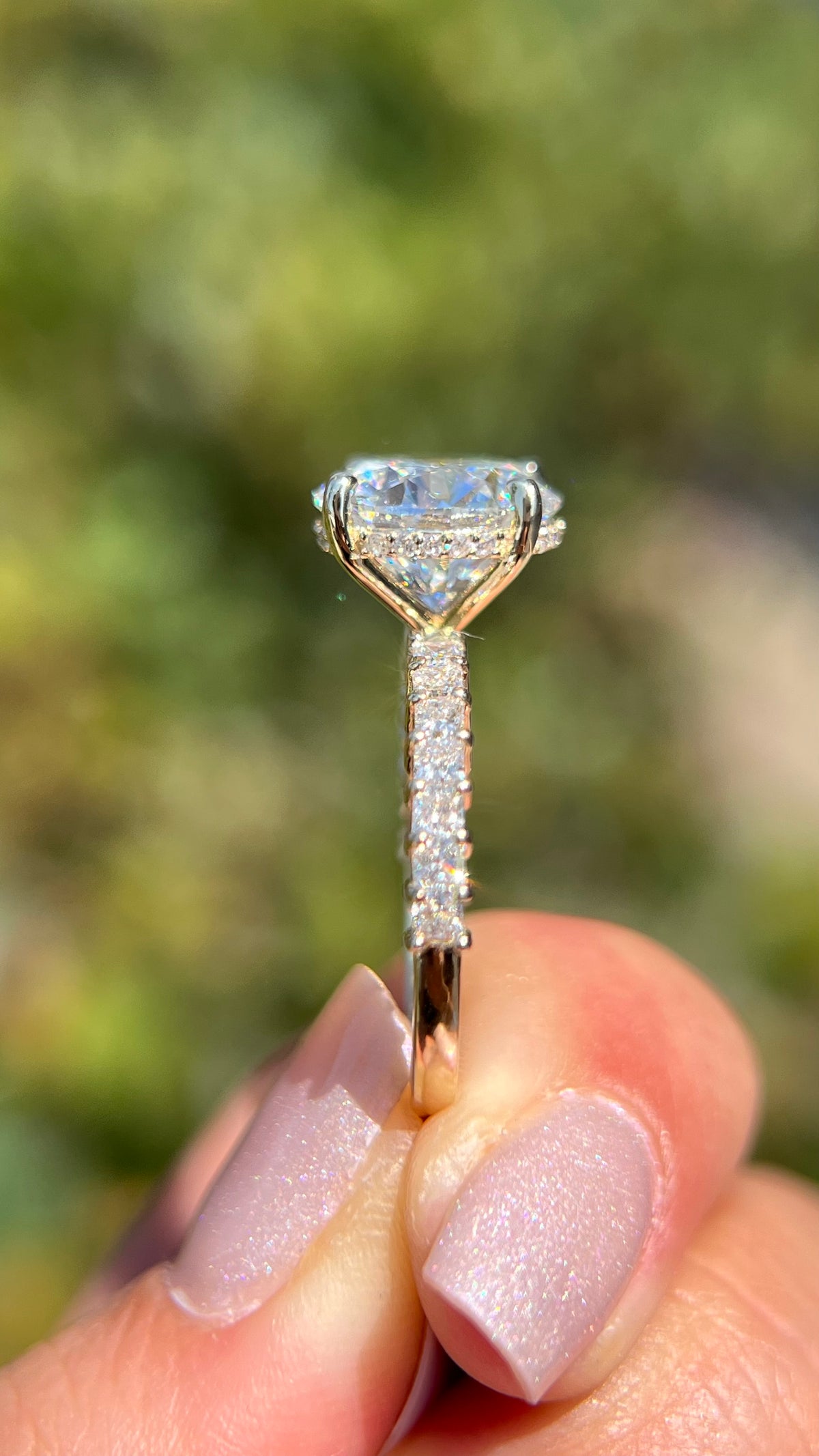 Primm 4.07ct E-VS1 Round Cut Lab Grown Diamond Engagement Ring 14K Gold