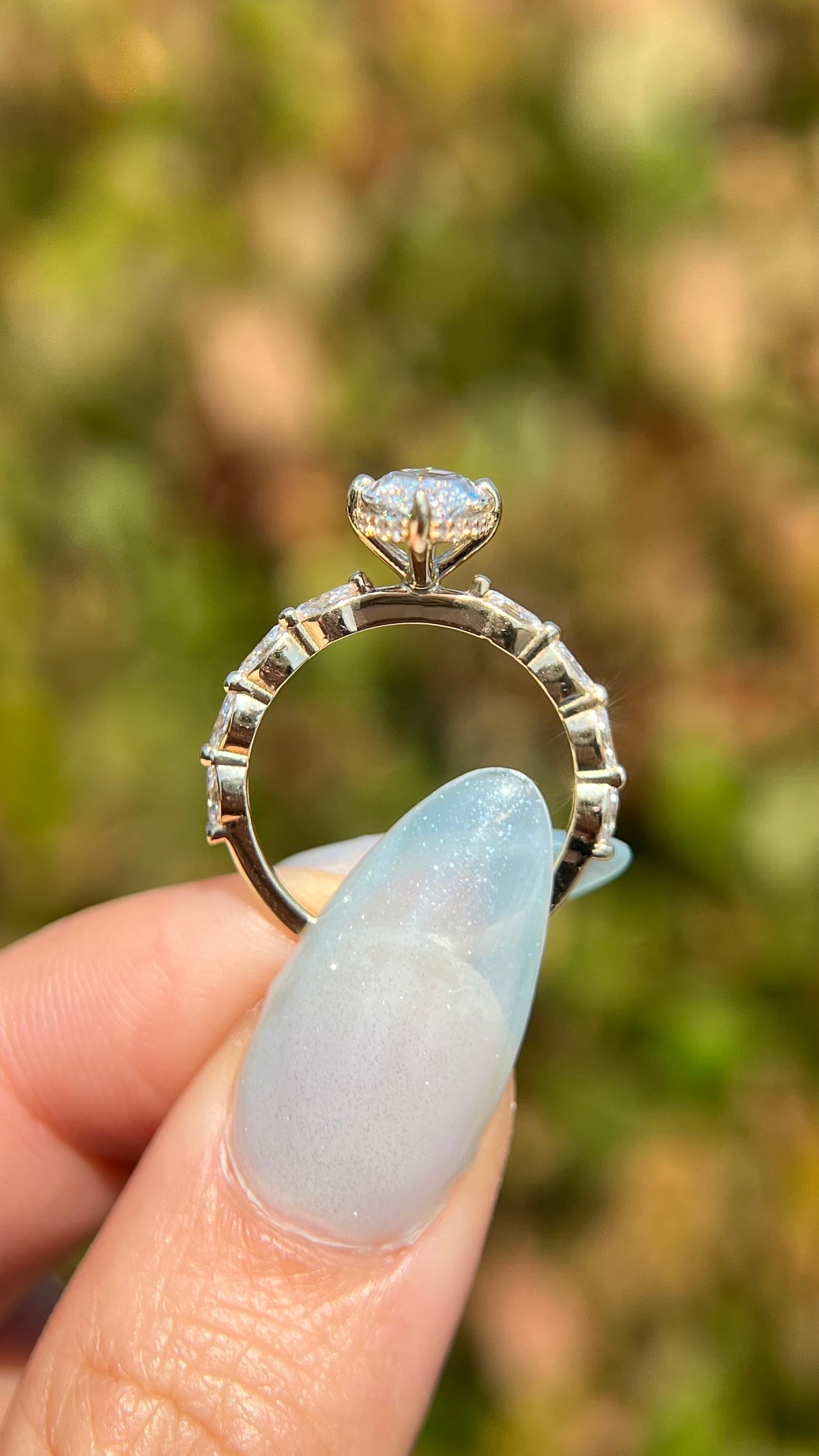 Marli 1.88ct E-VS1 Marquise Cut Lab Grown Diamond Engagement Ring 14K Gold