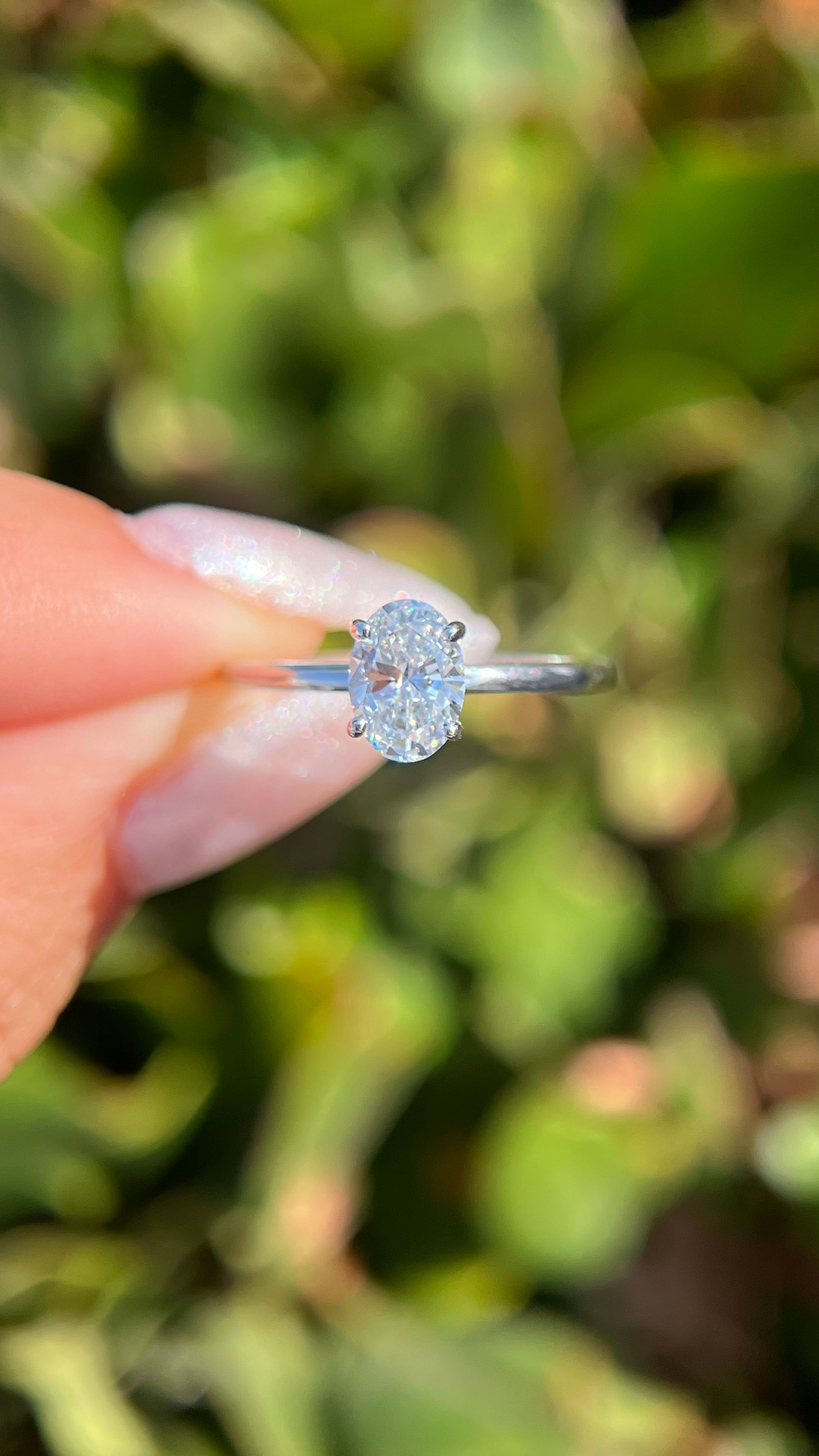 オーバルラボグロウンダイヤモンド1.00ct E-VS1 オーバルラボグロウンダイヤモンド1.00ct E-VS1