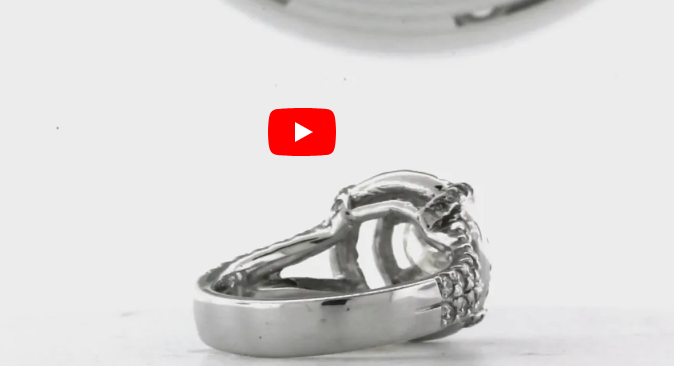 Diamond Engagement Ring 2.11 ct tw 14K White Gold DENG059 - NorthandSouthJewelry