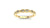 Milgrain Small Pear Beaded Bezel Diamond Anniversary Wedding Band 0.12 ct tw Round-cut 14K Gold BAN079