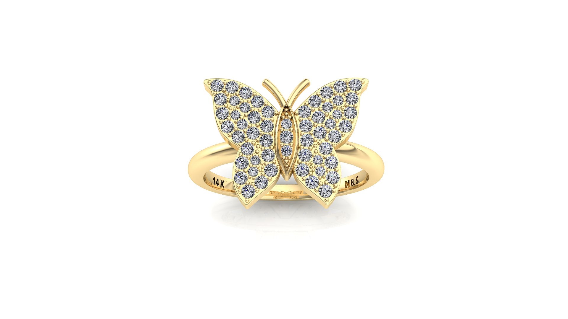 tiny butterfly ring mau_Jewelry12～14号 tiny butterfly ring mau_Jewelry12～14号 tiny butterfly ring