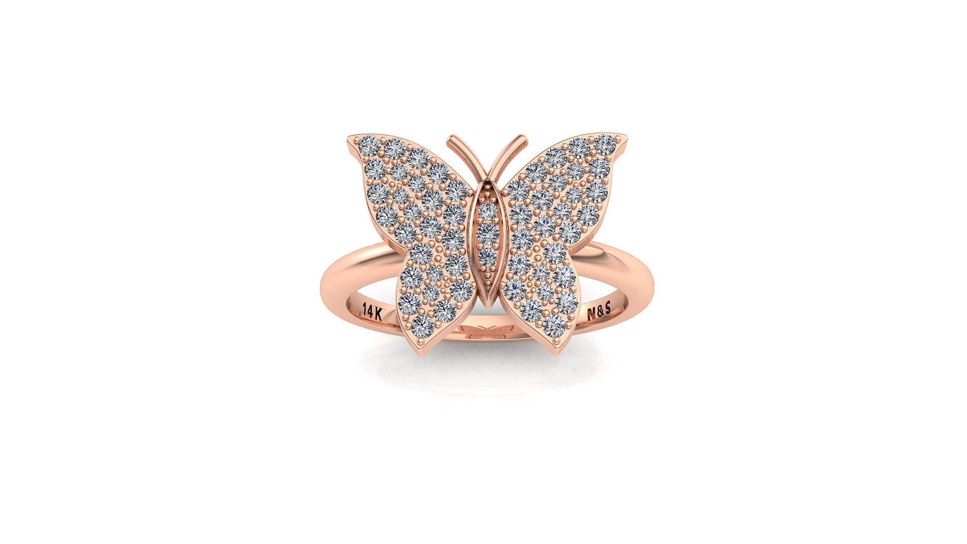 The Mariah Grand Diamond Butterfly Ring – Milestones by Ashleigh Bergman