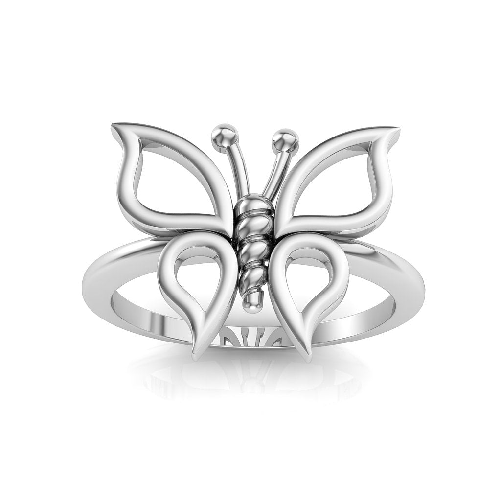 Jhené Butterfly Ring 14K or 18K Gold NIJ002