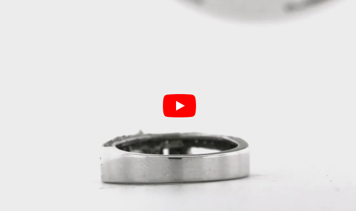 Diamond Engagement Ring 1.52 ct tw 14K White Gold DENG057 - NorthandSouthJewelry