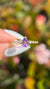 Bella 7x5mm 0.40ct Pear Amethyst Spaced Diamond Ring 14K Gold DFR014