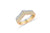 Diamond Wide Band 0.20 ct tw Round-Cut 14K Rose Gold BAN053 - NorthandSouthJewelry