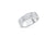 Diamond Wide Band 0.47 ct tw Round-Cut 14K White Gold BAN057 - NorthandSouthJewelry