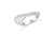 Diamond Wedding Band 0.49 ct tw Round-Cut 14K White Gold BAN059 - NorthandSouthJewelry
