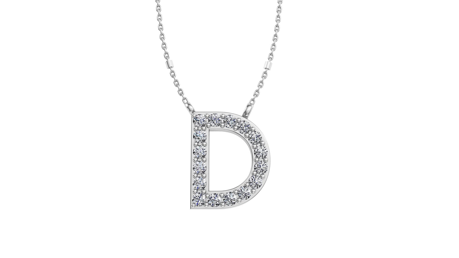 Diamond Initial Pendant - North & South Jewelry