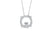 Diamond Pendant 0.46 CT TW 14K White Gold DPEN026 - NorthandSouthJewelry