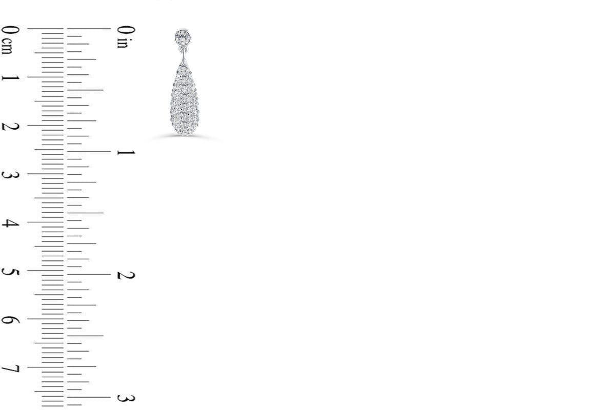 Diamond Pendant 0.49 CT TW 14K White Gold DPEN029 - NorthandSouthJewelry