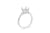Dianne Prong Set with Under Halo Engagement Setting (Setting Only) 0.66 ct tw 14K White Gold ESET009