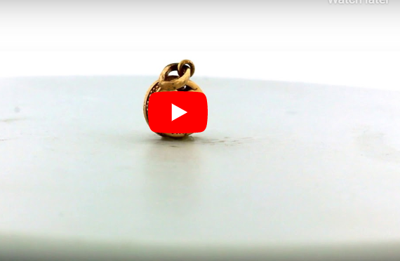 Halo Solitaire Diamond Pendant 0.31 CT TW 14K Rose Gold DPEN041 - NorthandSouthJewelry